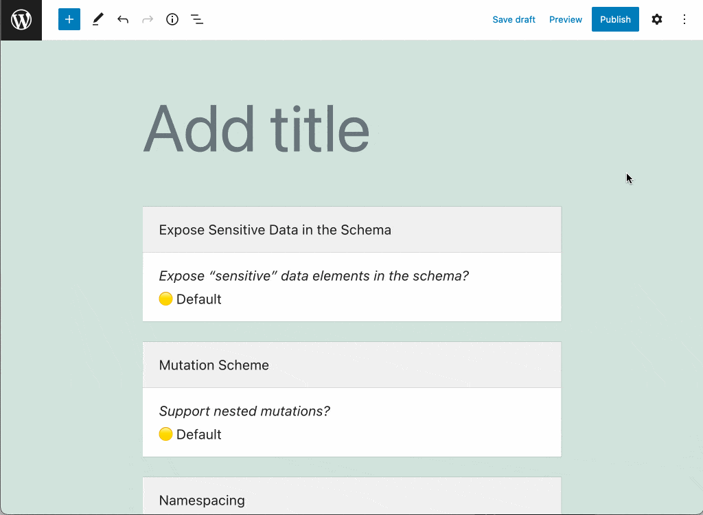 การลบและเพิ่มบล็อกใน Schema Configuration การลบและเพิ่มบล็อกใน Schema Configuration