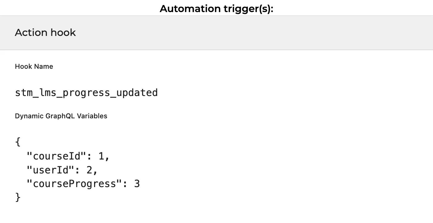 Trigger ของ automation