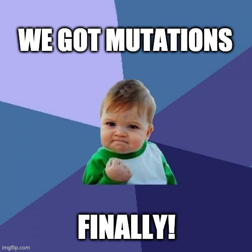 Mutations ยอดเยี่ยมมาก!