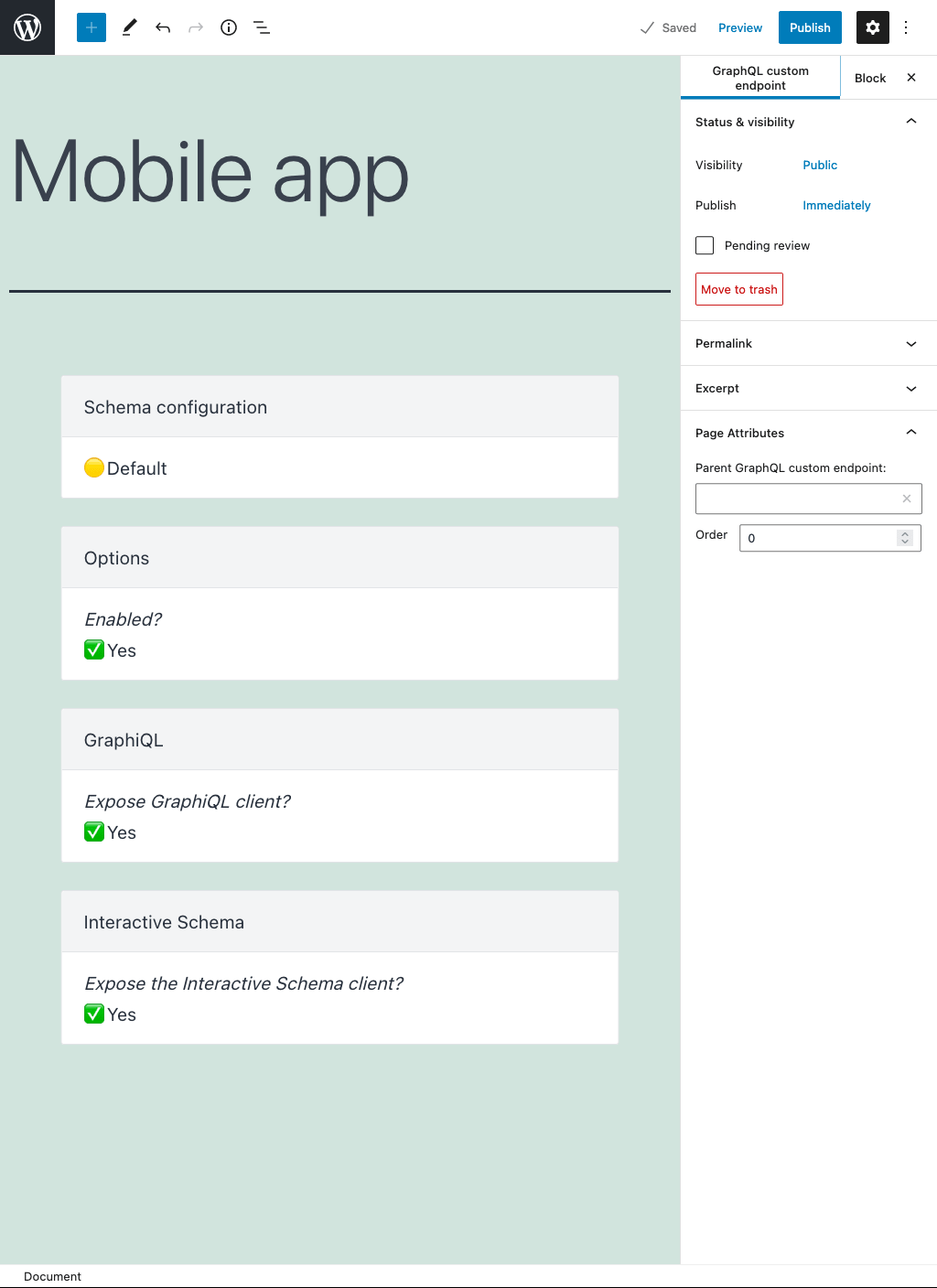 Options in Custom Endpoint Options in Custom Endpoint