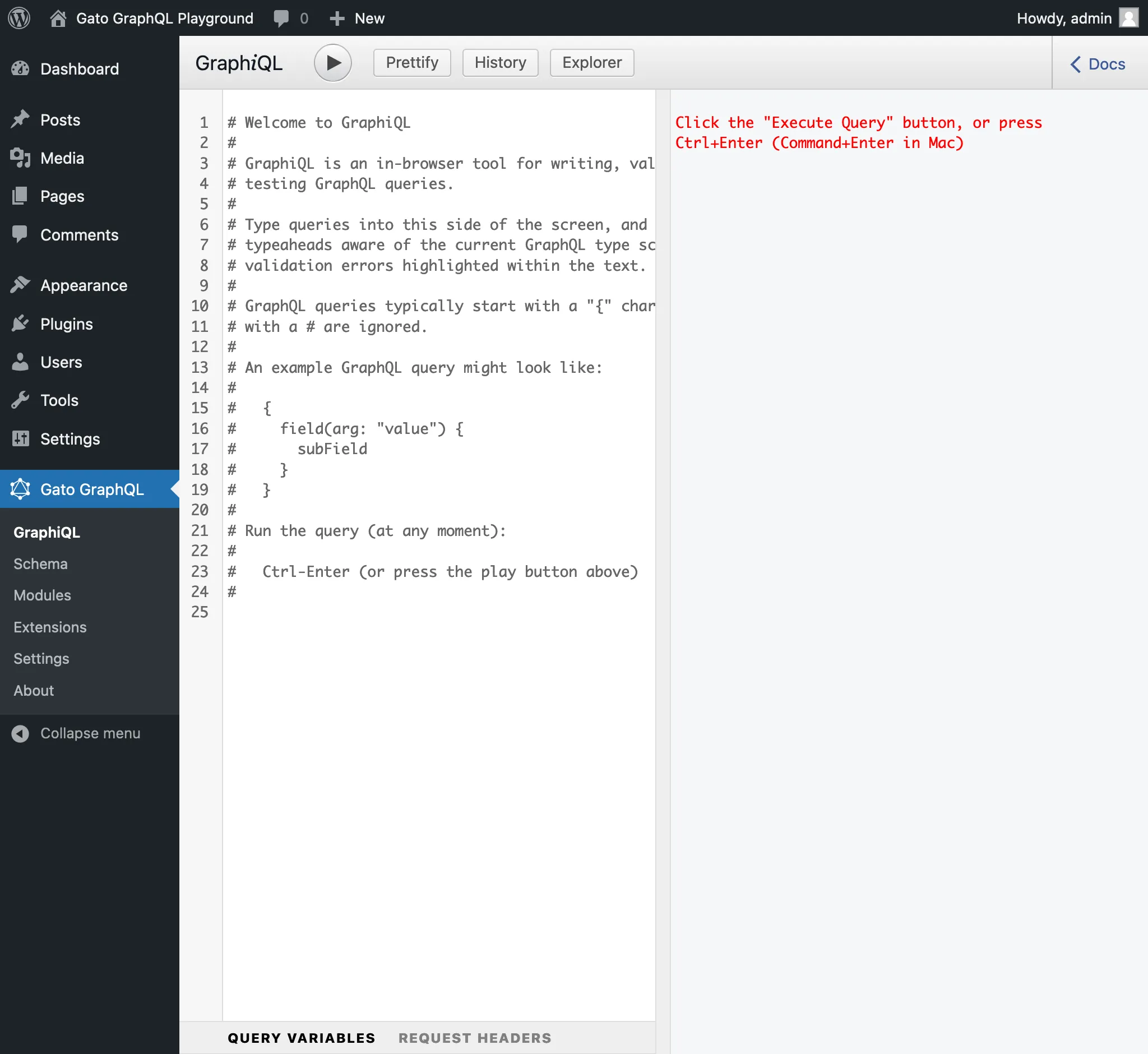 Gato GraphQL ได้รับการทำให้เรียบง่ายขึ้น