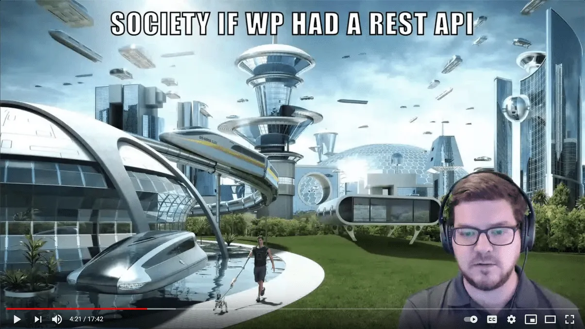 อนาคตที่คาดหวังจาก REST API ภาพหน้าจอจาก talk ของ K. Adam White อนาคตที่คาดหวังจาก REST API ภาพหน้าจอจาก talk ของ K. Adam White